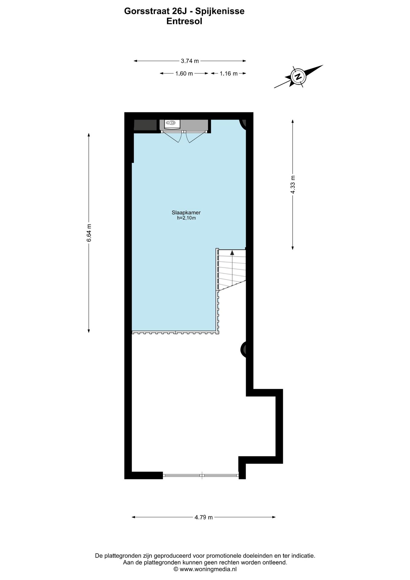 Foto 4 van Gorsstraat 26-J