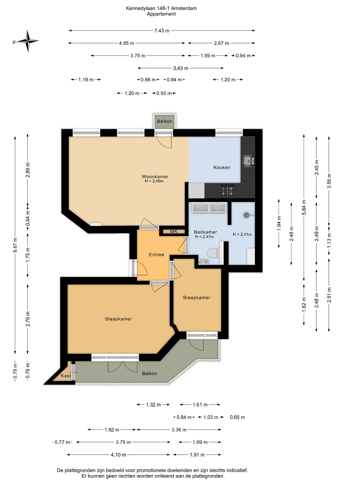 Foto 30 van President Kennedylaan 148-1