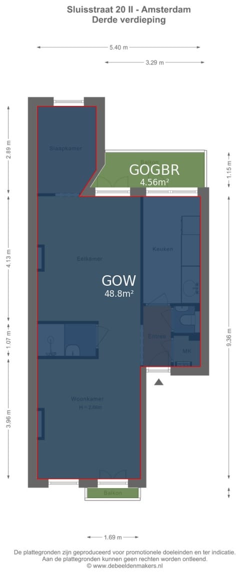 Foto 25 van Sluisstraat 20-2