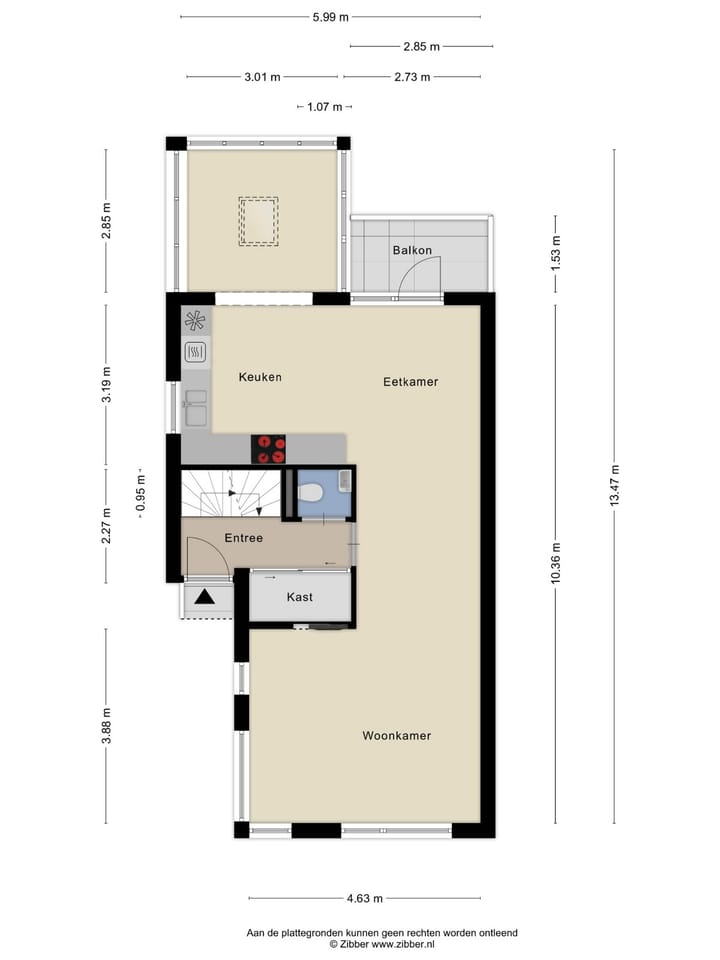 Foto 57 van Oostvlietweg 12-B