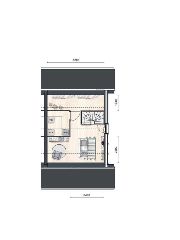 Photo 6 of Twee-onder-een-kapwoningen (Bouwnr. 3)