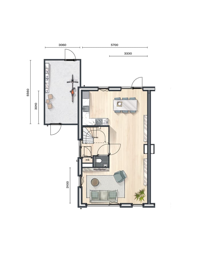 Photo 4 of Twee-onder-een-kapwoningen (Bouwnr. 4)