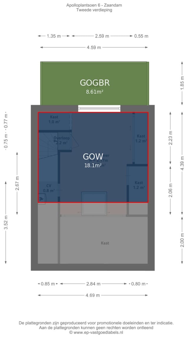 Foto 60 van Apolloplantsoen 6