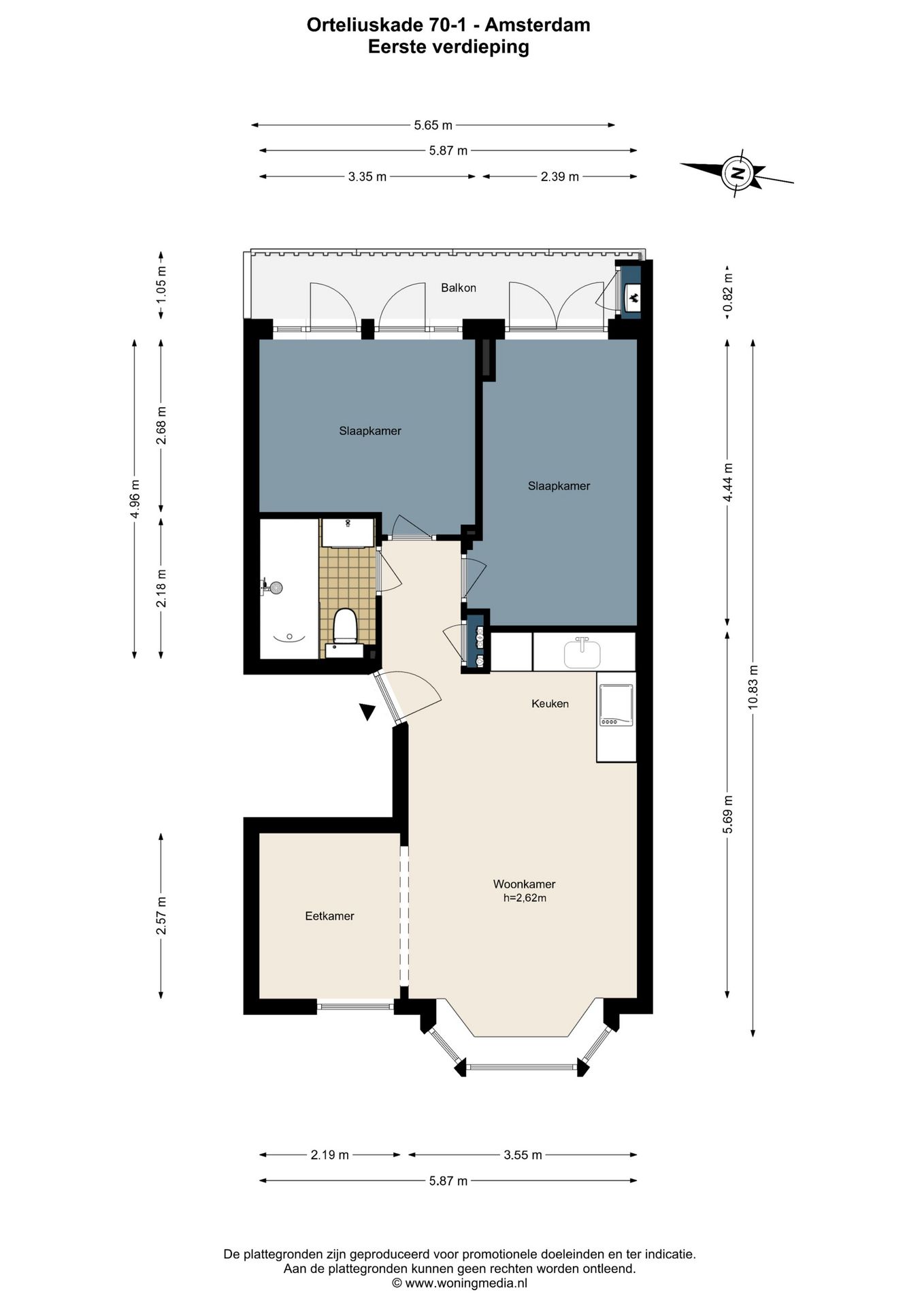 Photo 24 of Orteliuskade 70-1