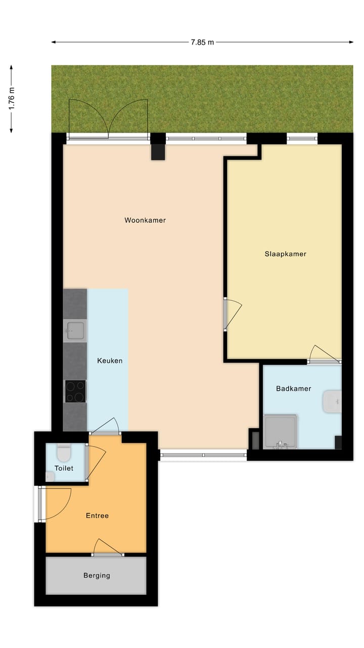 Foto 20 van Mendelssohnlaan 3-B