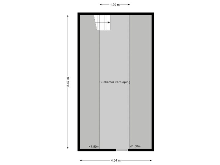 Tuinkamer verdieping