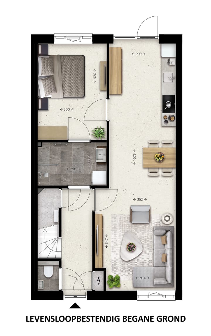 Foto 4 van Levensloopbestendig tussen (Bouwnr. LLB7)