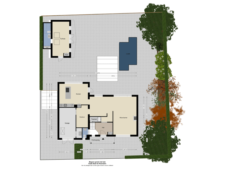 Begane grond met tuin
