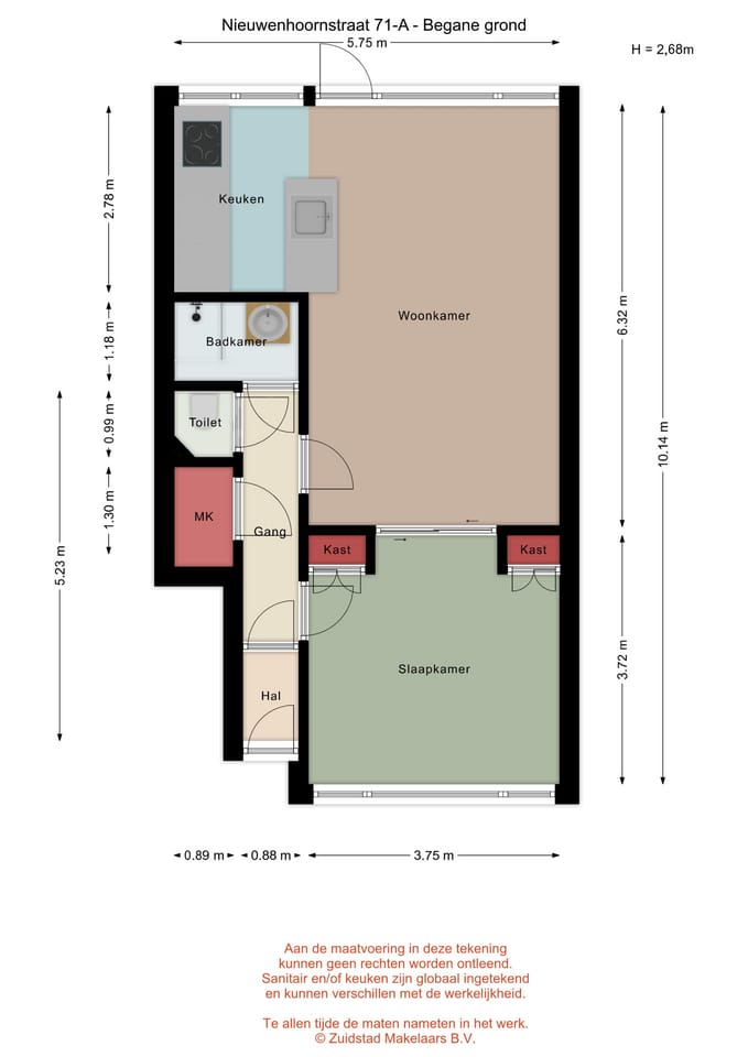 Foto 26 van Nieuwenhoornstraat 71-A