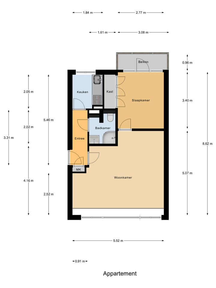 Foto 16 van Stadhoudersplein 140-D