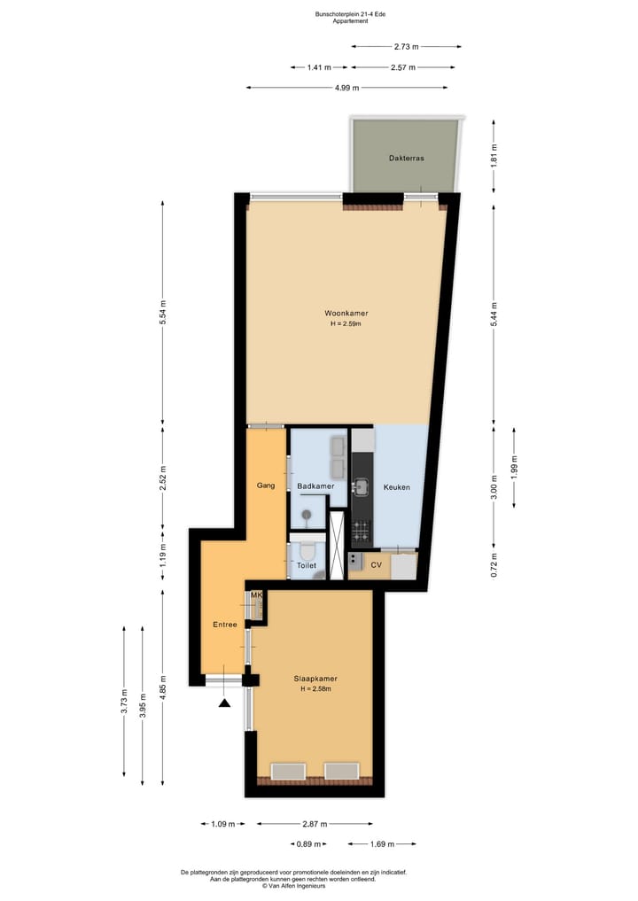 Foto 20 van Bunschoterplein 21-4
