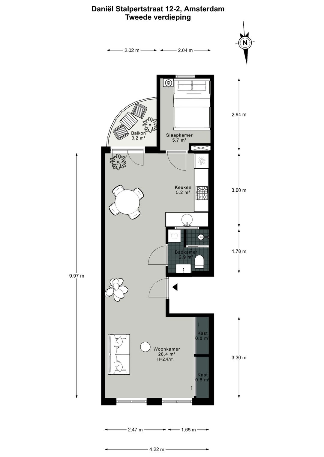 Foto 26 van Daniël Stalpertstraat 12-2