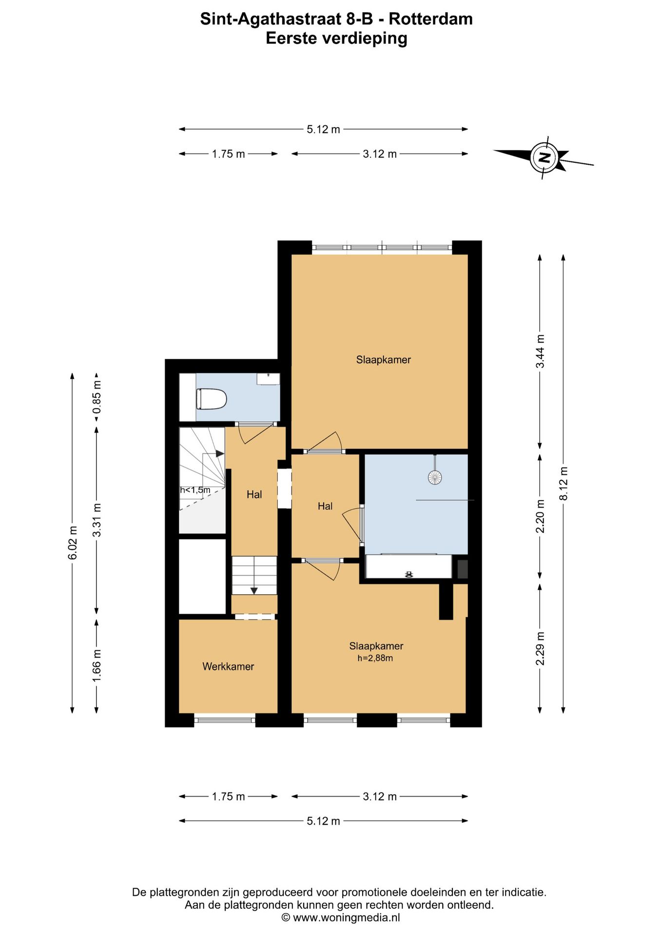 Foto 21 van Sint-Agathastraat 8-B