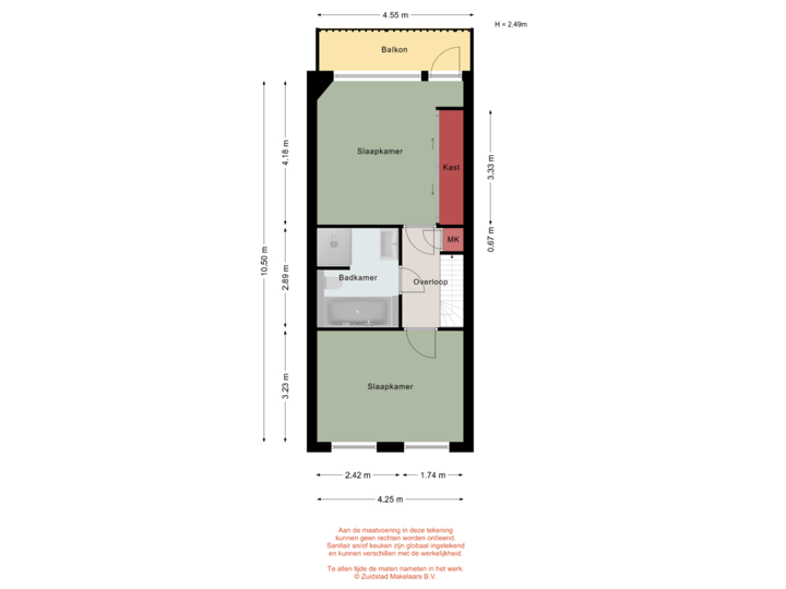 Zuidhoek 115 - Eerste verdieping