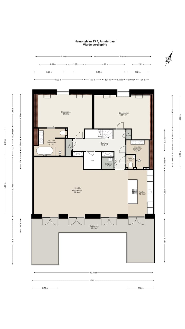 Foto 42 van Hemonylaan 23-F