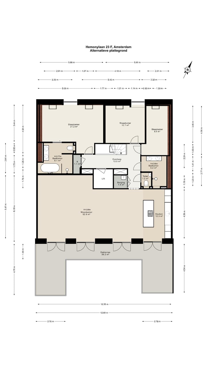 Foto 43 van Hemonylaan 23-F