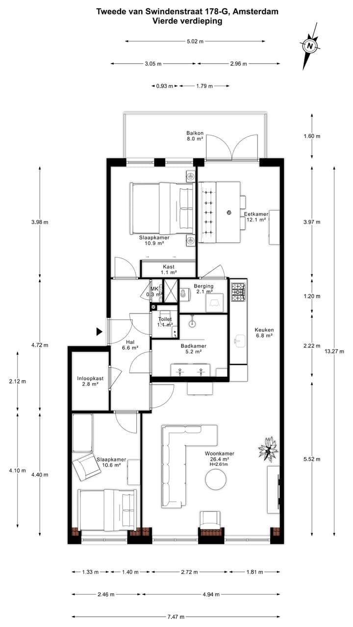 Foto 34 van Tweede van Swindenstraat 178-G