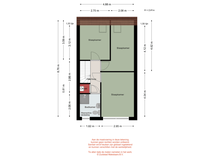 Ter Wormstraat 12 - Eerste verdieping