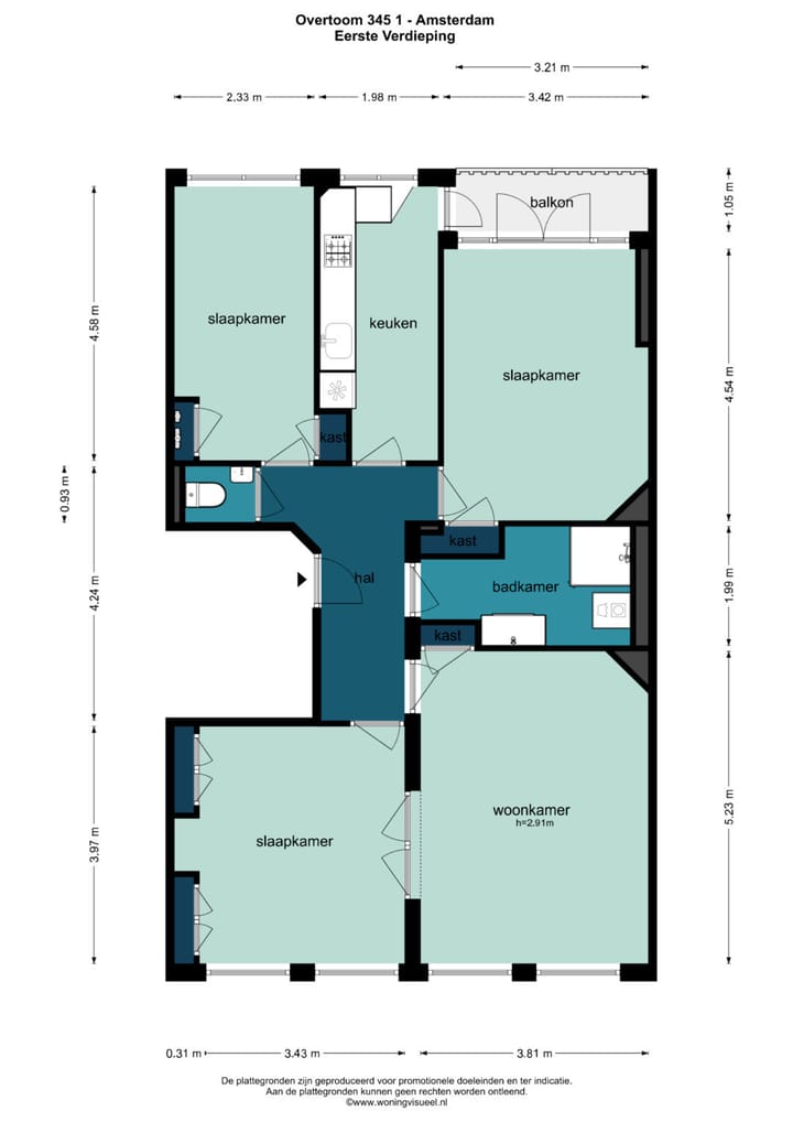 Foto 24 van Overtoom 345-1