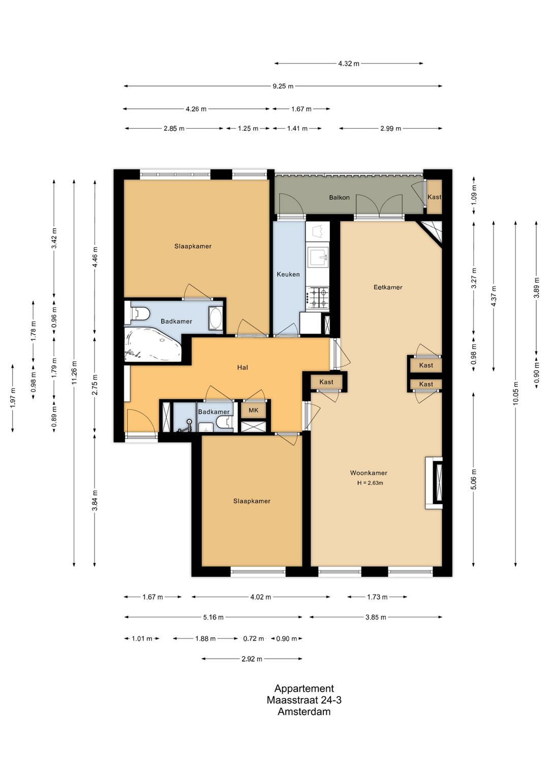 Foto 31 van Maasstraat 24-3
