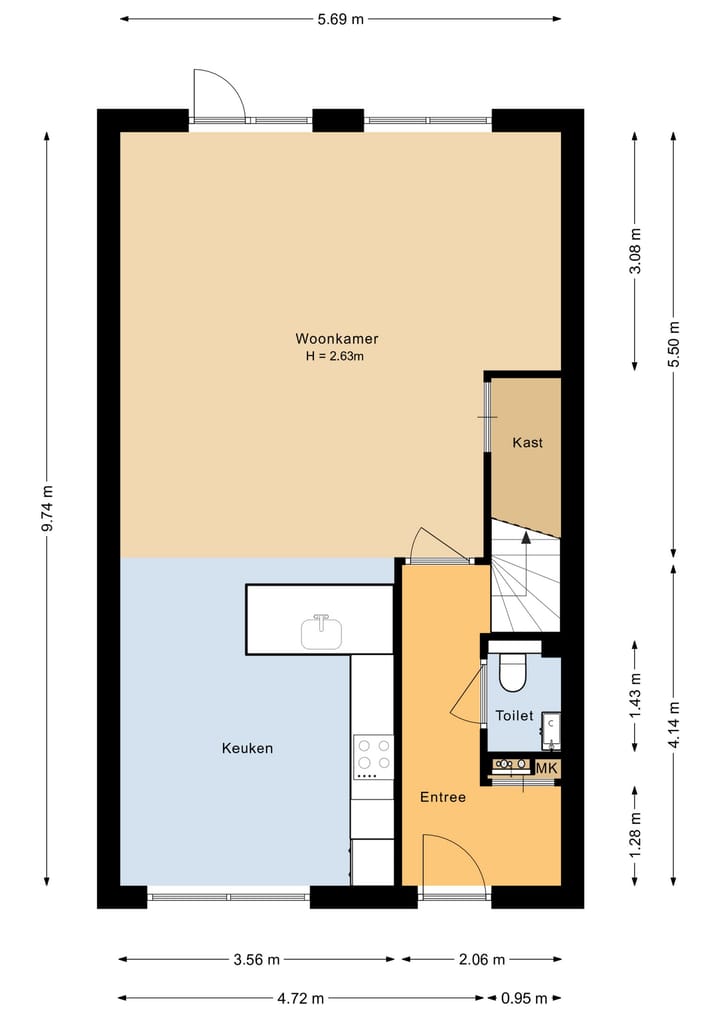 Foto 46 van Noordsingel 33-A