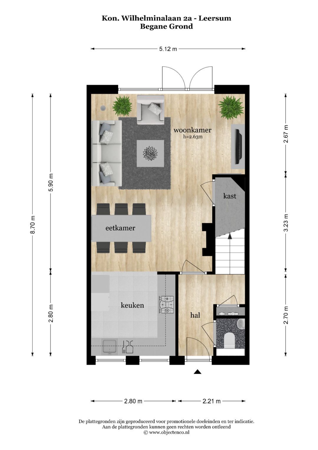 Foto 30 van Koningin-Wilhelminalaan 2-A