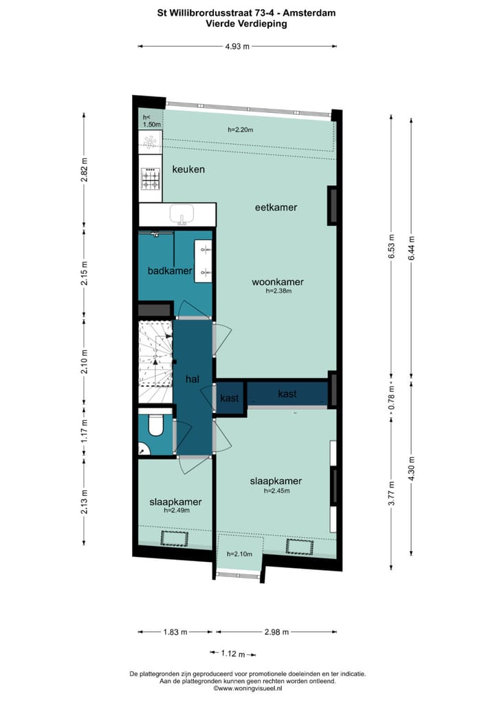 Foto 25 van Sint Willibrordusstraat 73-4