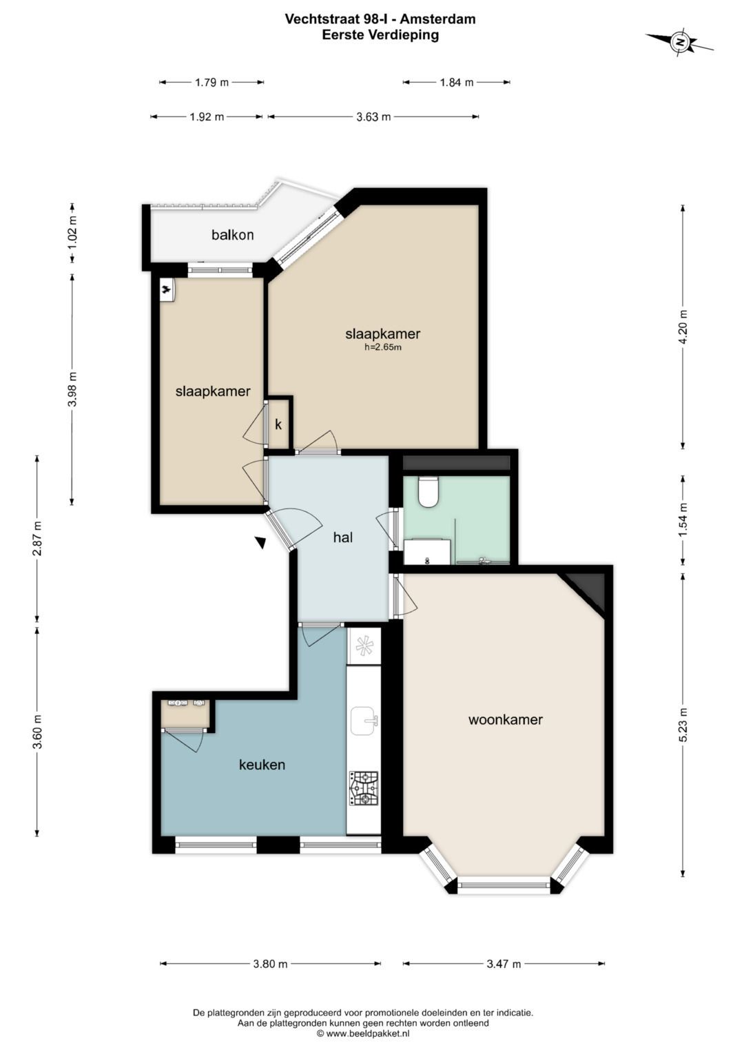 Foto 31 van Vechtstraat 98-1