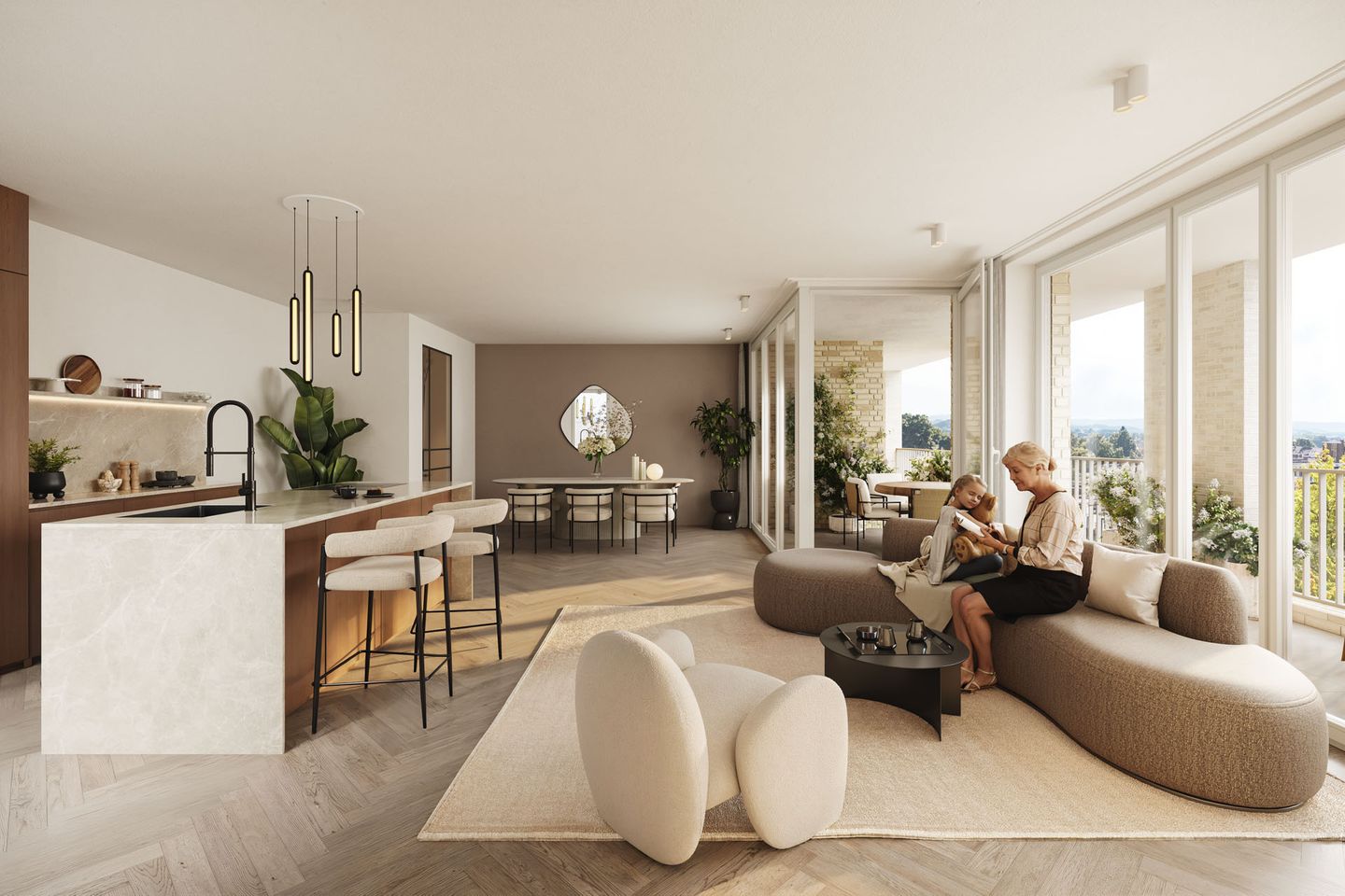 Foto 10 van Bouwtype B4 Penthouse du Cour (Bouwnr. 5.06)