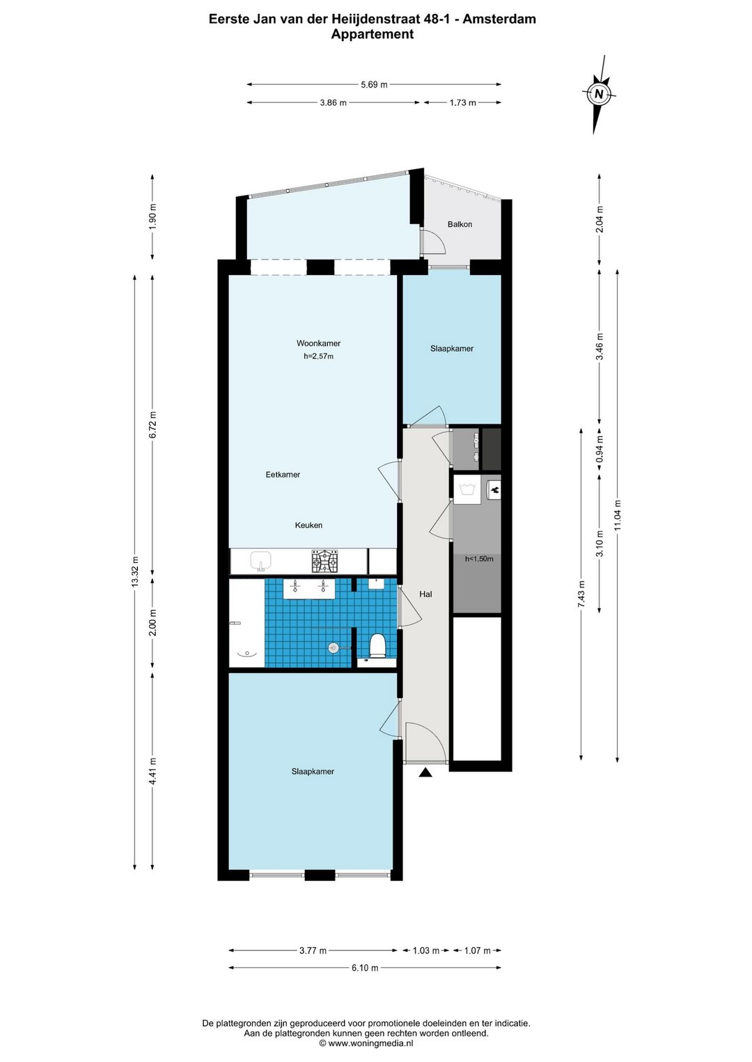 Foto 7 van Eerste Jan van der Heijdenstraat 48-1