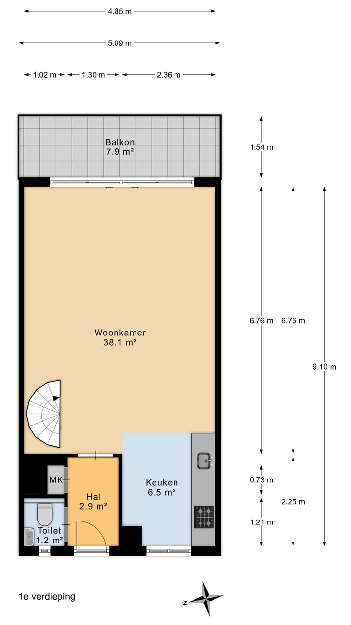 Foto 11 van Thomsonstraat 81