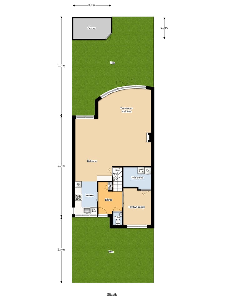 Foto 38 van de la Bassecour Caanstraat 147