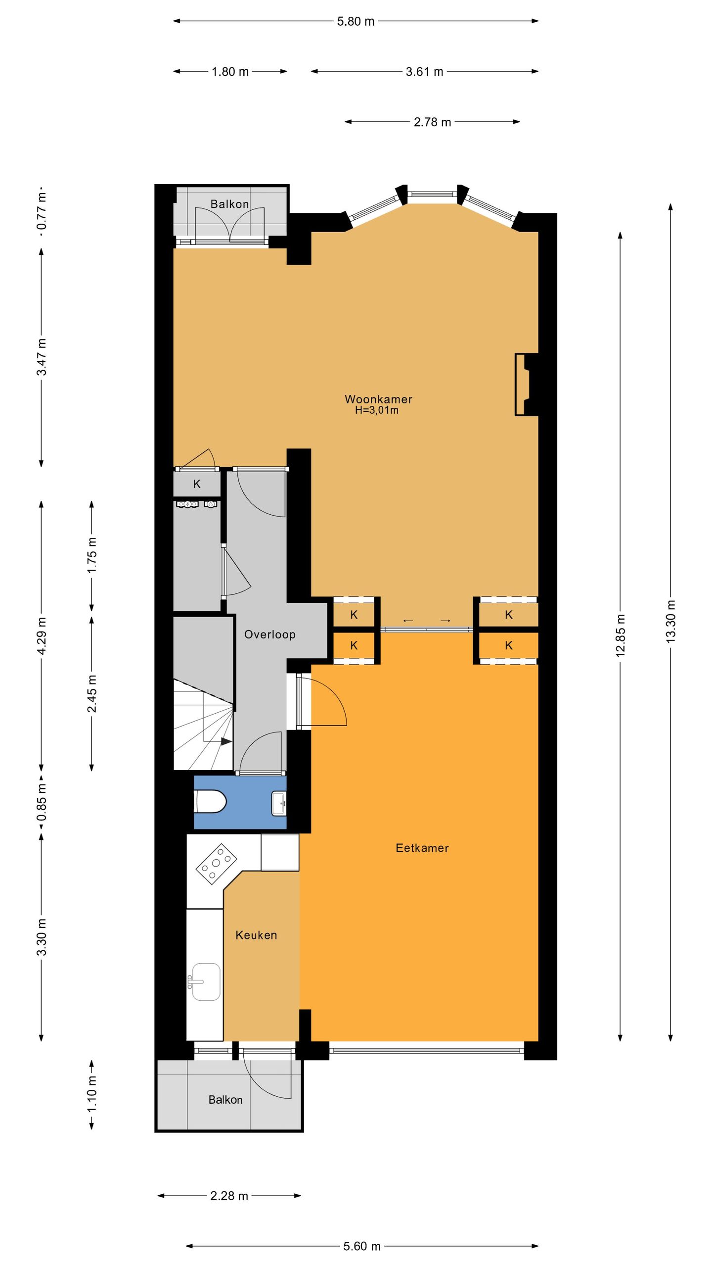 Foto 59 van Rozenburglaan 70-B