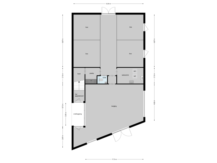 begane grond bijgebouw