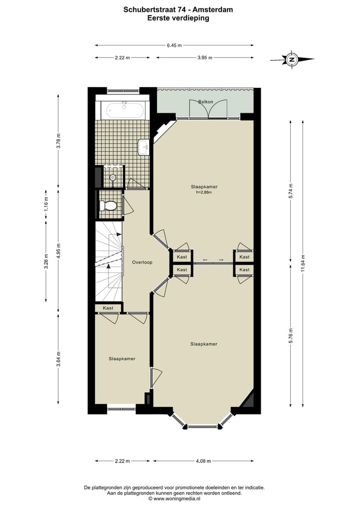 Foto 55 van Schubertstraat 74