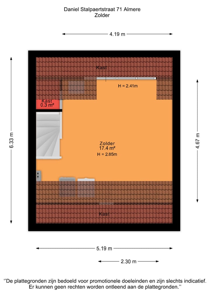 Foto 43 van Daniël Stalpaertstraat 71