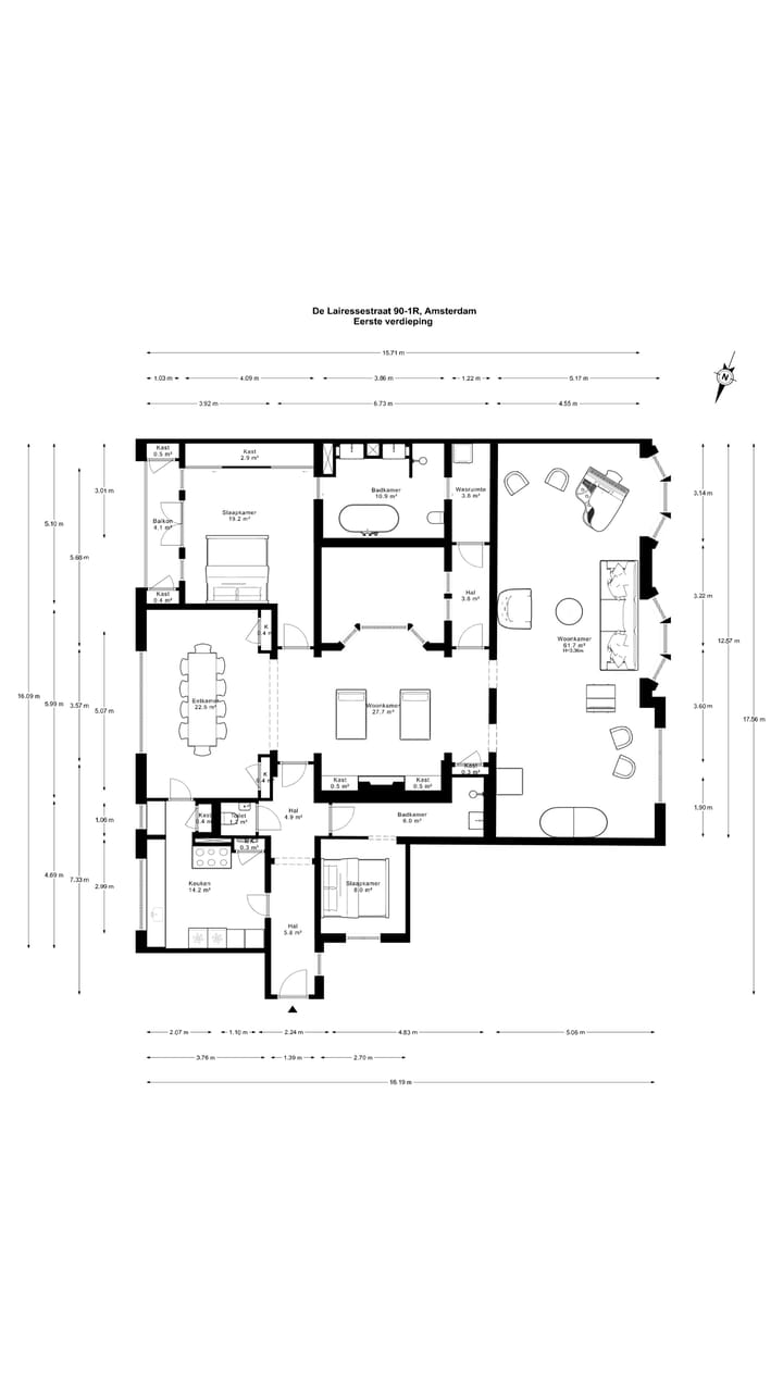 Foto 40 van De Lairessestraat 90-1R