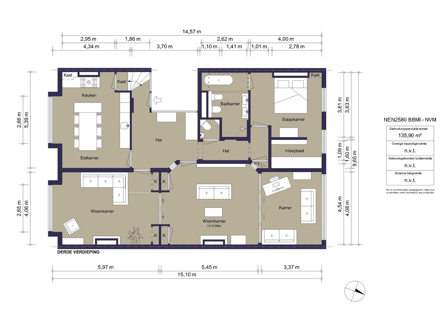 Foto 20 van De Lairessestraat 12-3