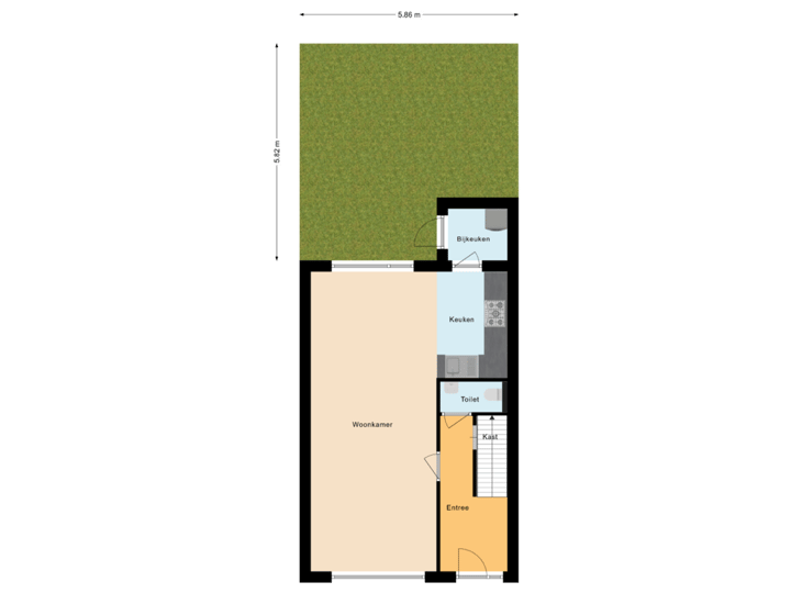 Begane Grond Met Tuin