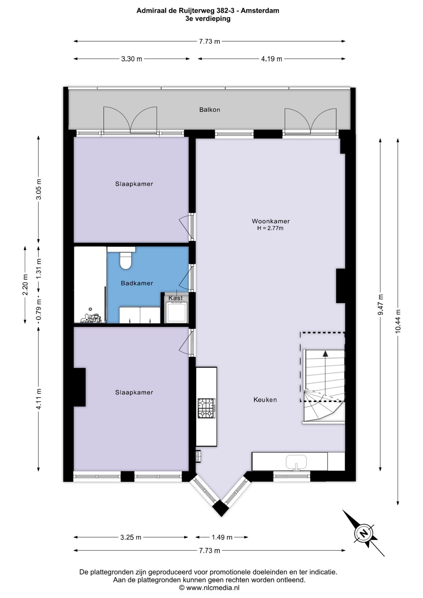 Foto 5 van Admiraal De Ruijterweg 382-3
