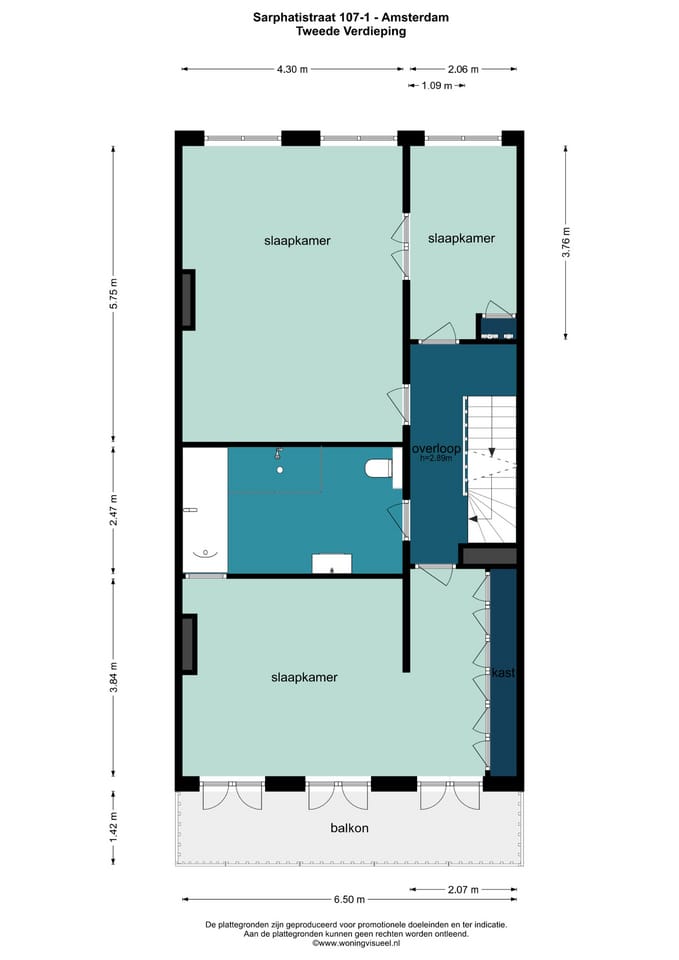 Foto 64 van Sarphatistraat 107-1