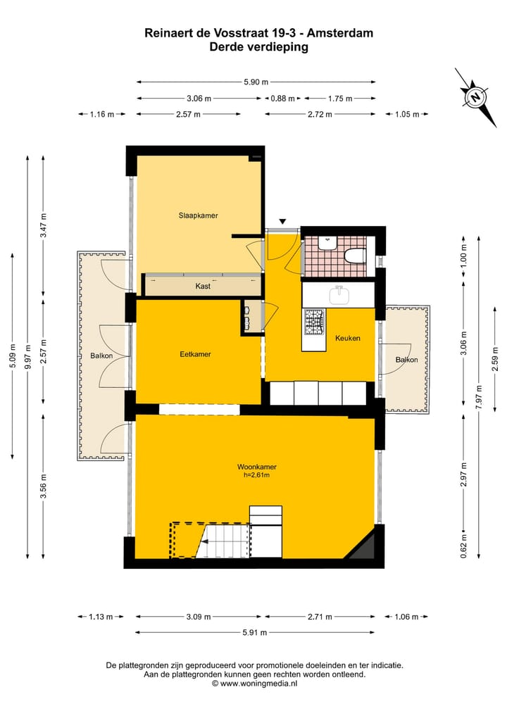 Foto 21 van Reinaert de Vosstraat 19-3