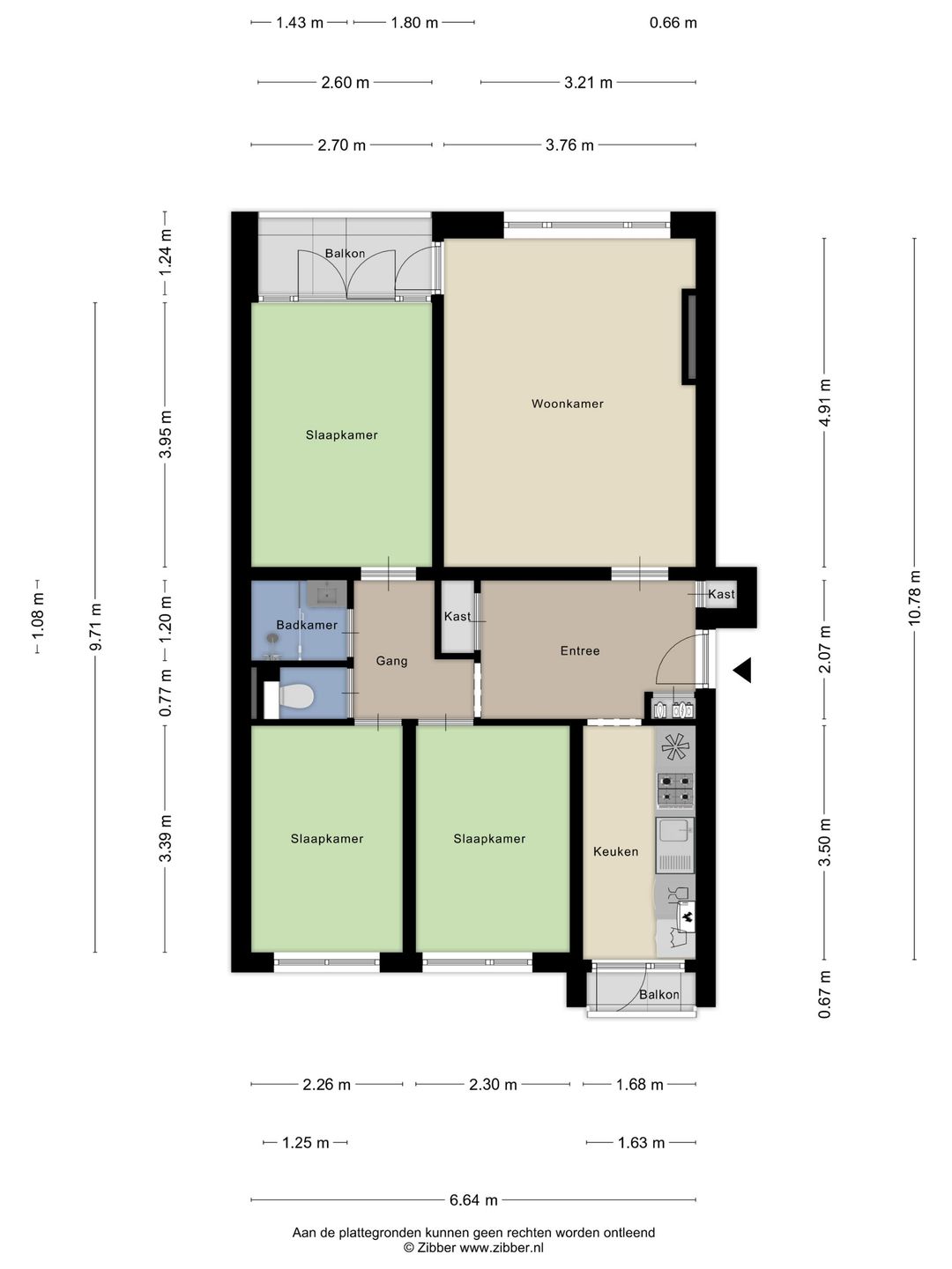Foto 38 van Burgemeester Bloemersweg 42-3