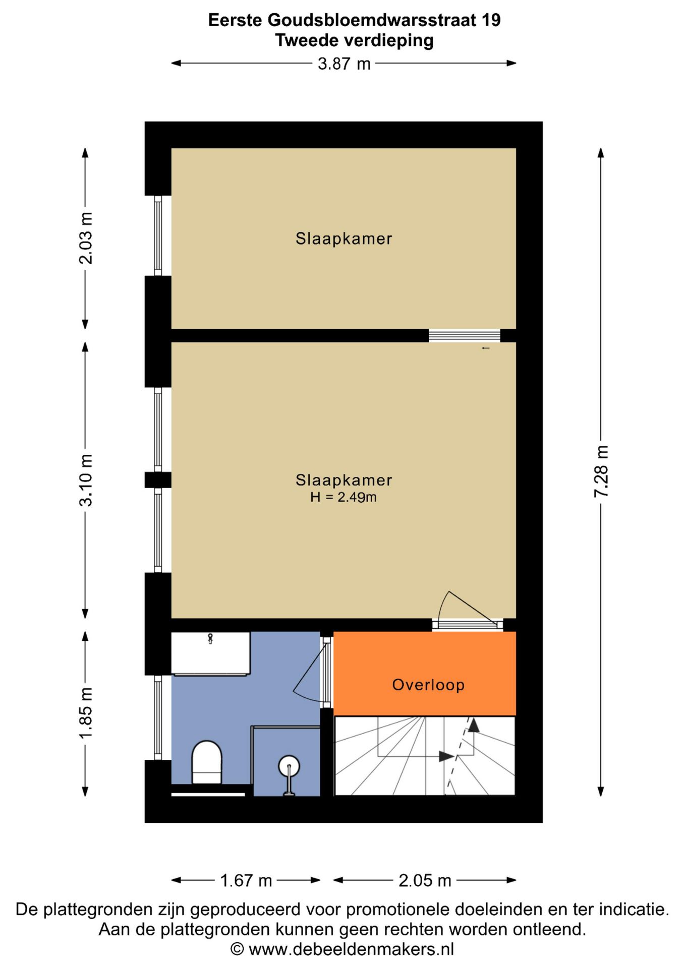 Foto 25 van Eerste Goudsbloemdwarsstraat 19
