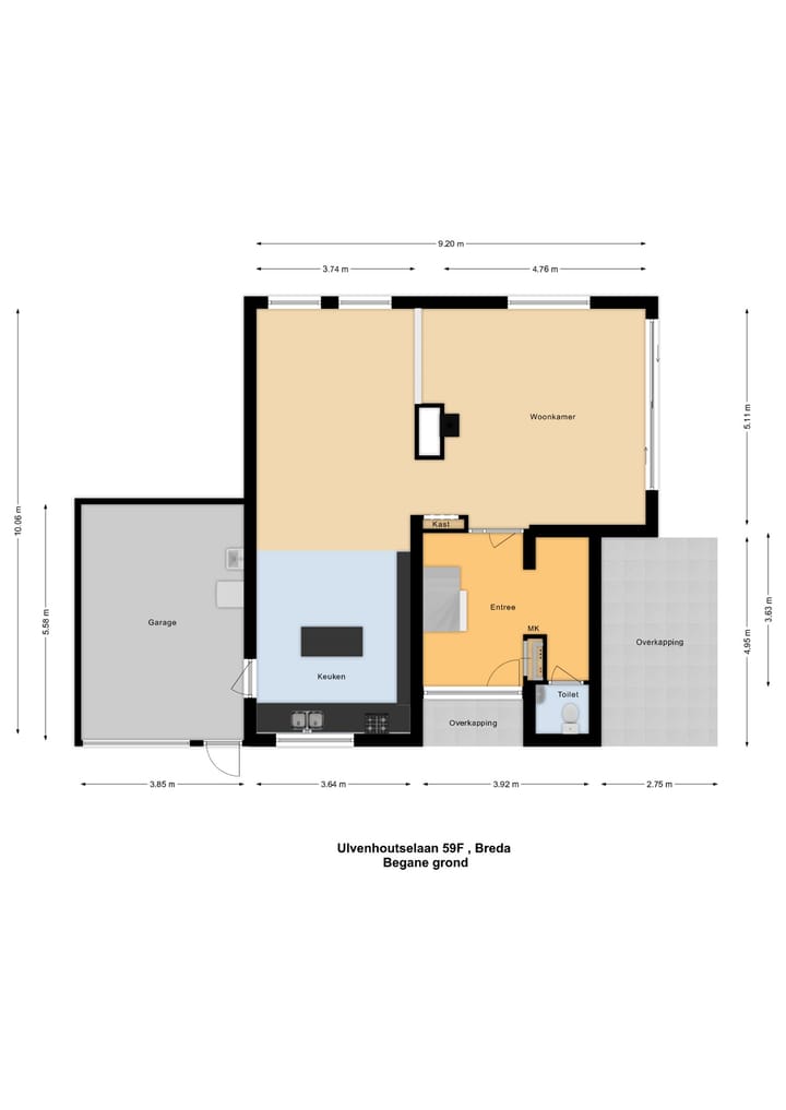 Foto 57 van Ulvenhoutselaan 59-F