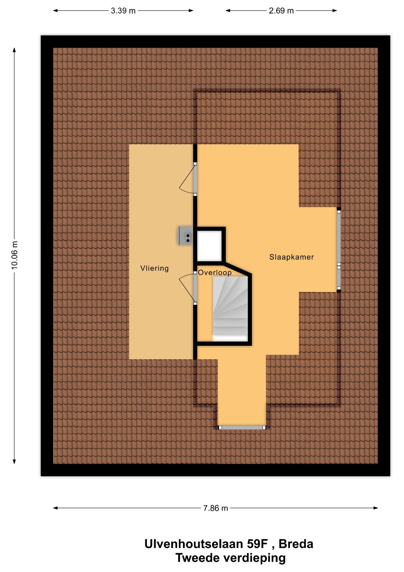 Foto 59 van Ulvenhoutselaan 59-F