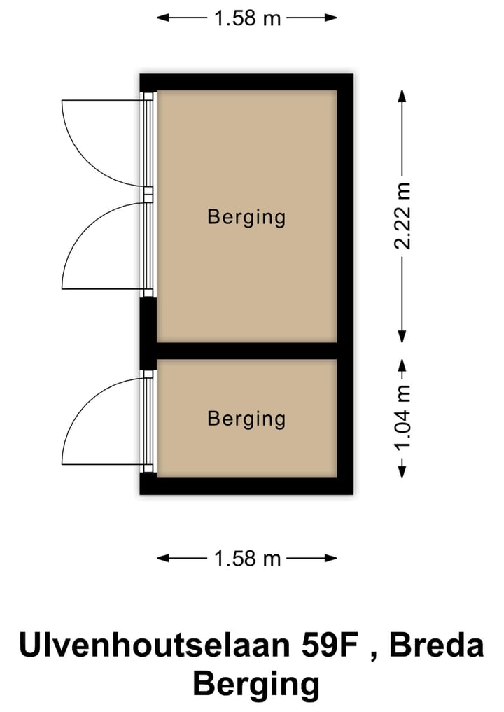 Foto 60 van Ulvenhoutselaan 59-F
