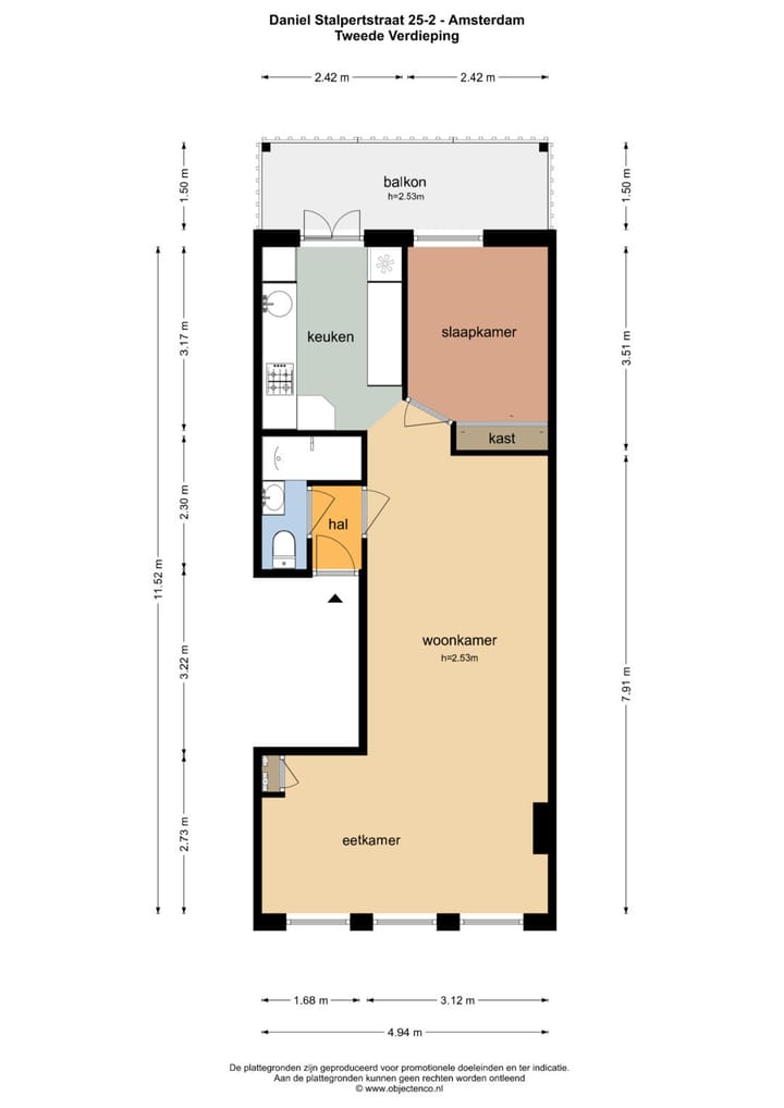 Foto 29 van Daniël Stalpertstraat 25-2