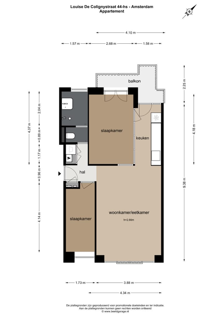 Foto 31 van Louise de Colignystraat 44-H