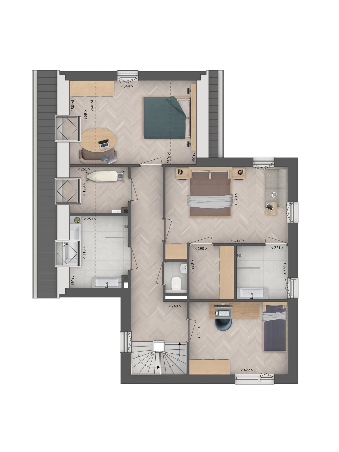 Foto 4 van Westerpark - Buitens - 19 (Bouwnr. 19)